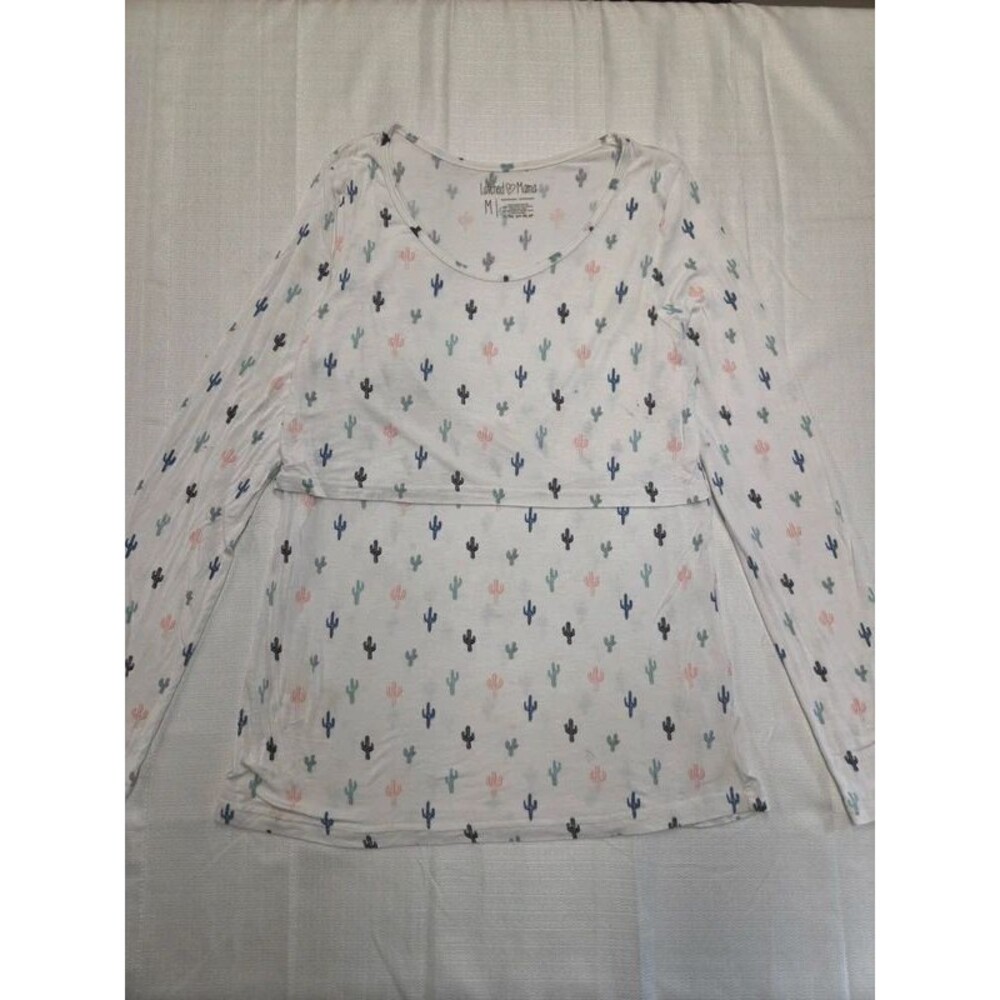 Latched Mama Cactus Maternity & Nursing Long sleeve Top